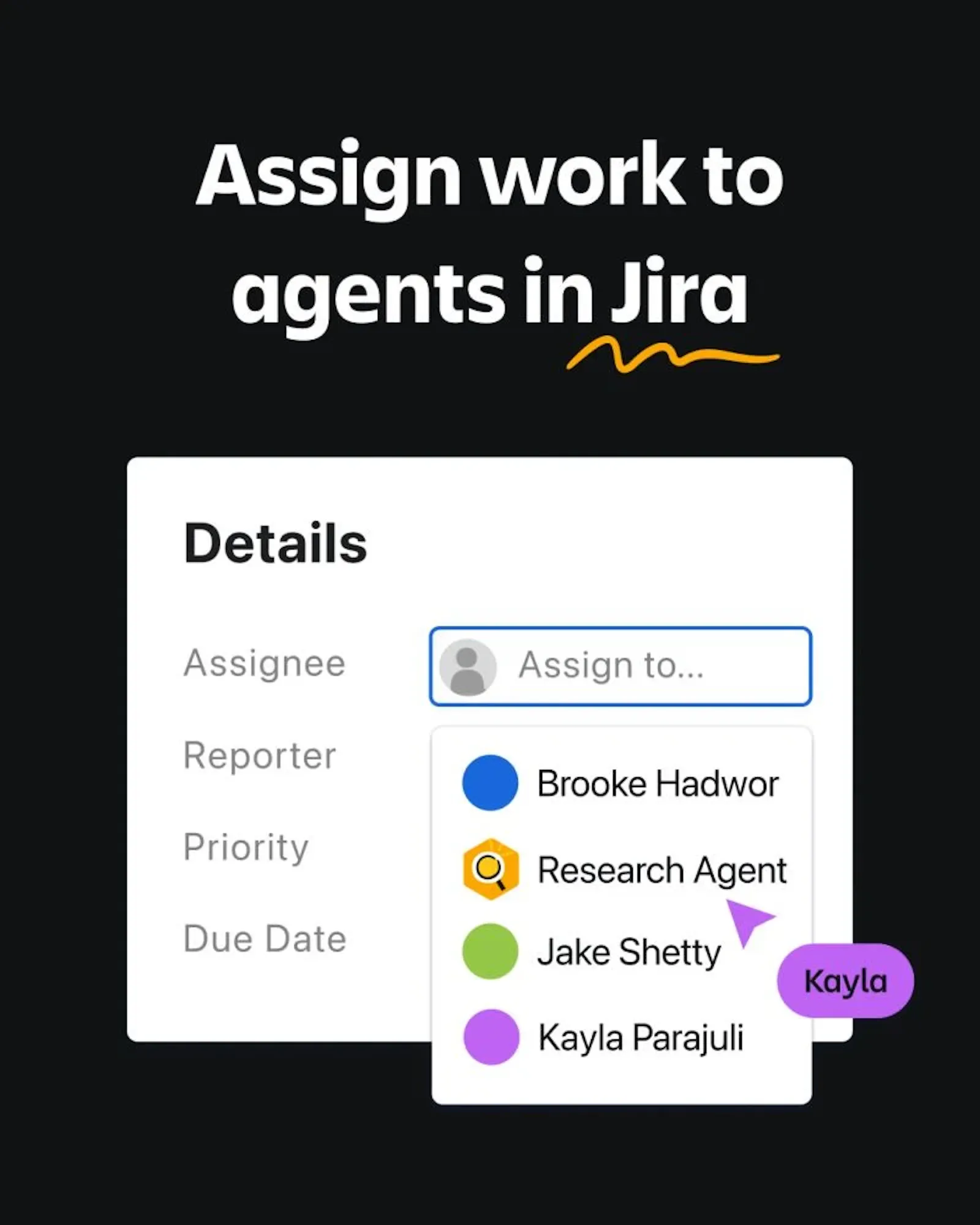 Agentic engineering in Jira screenshot 1