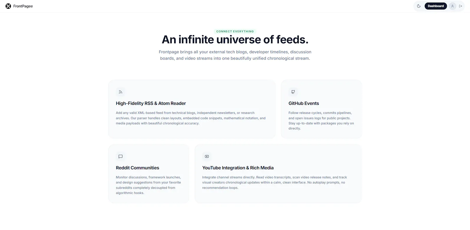 Frontpage screenshot 4