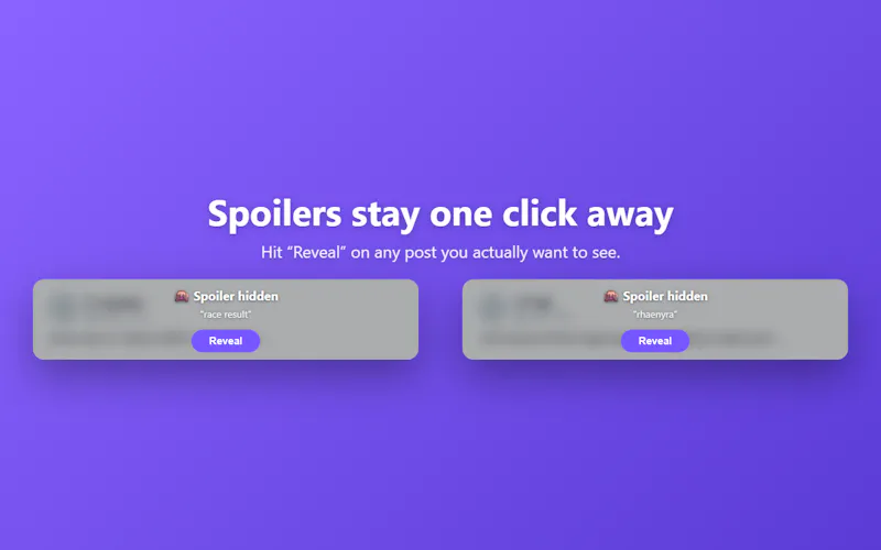 Spoiler Blur screenshot 6