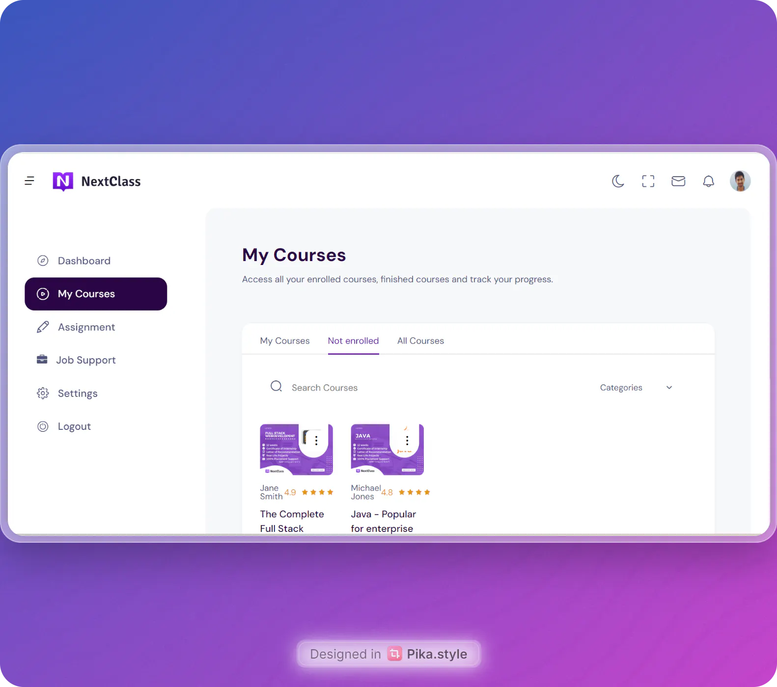NextClass gallery image