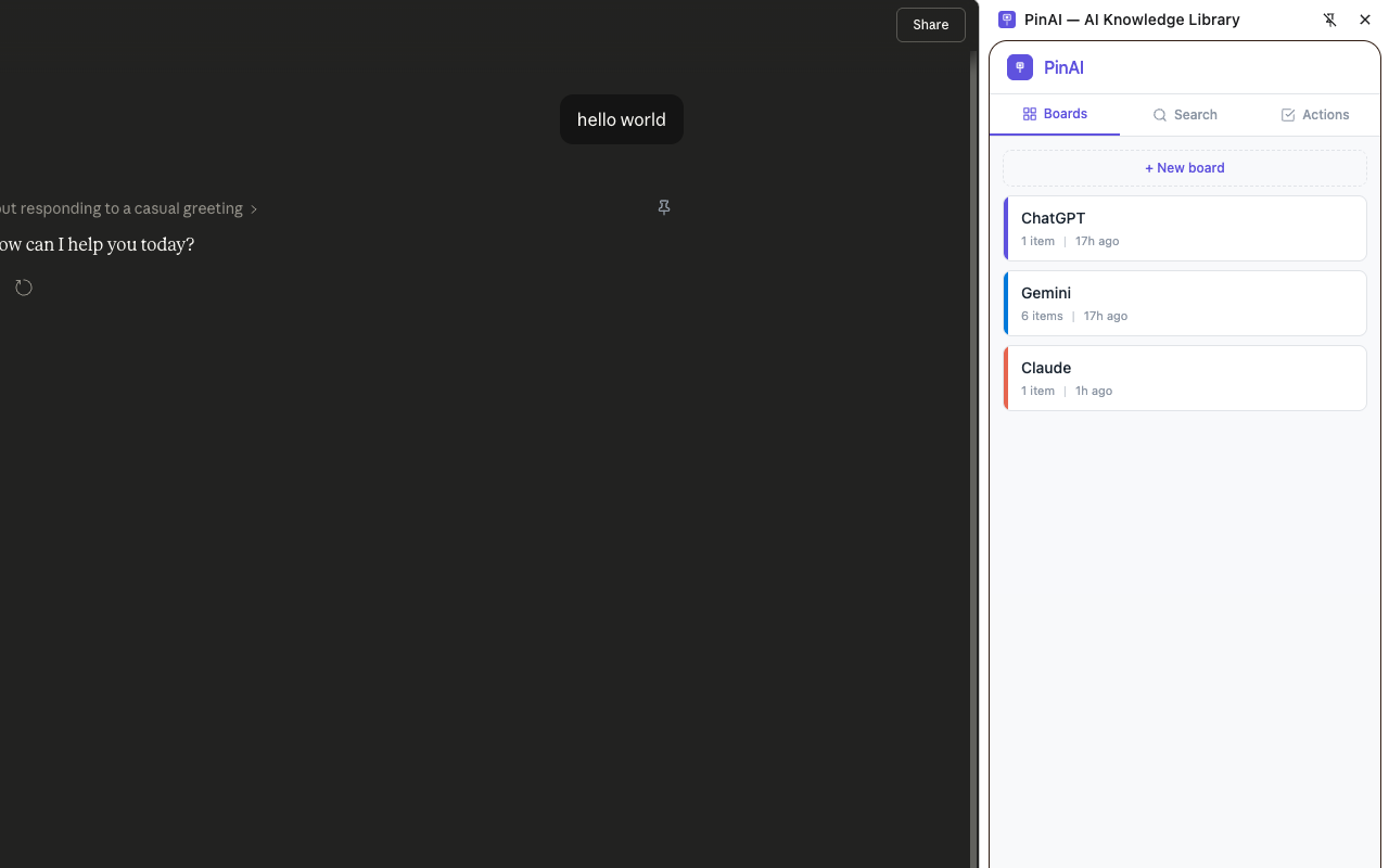 PinAI - AI Knowledge Library gallery image