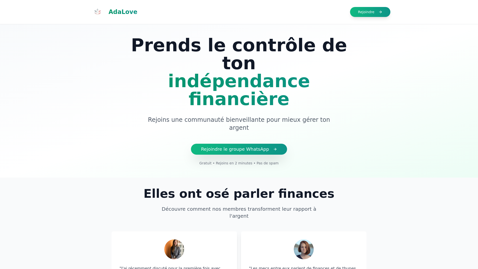 Mídia 1 de Adalove - Onde as mulheres falam sobre dinheiro e investimento