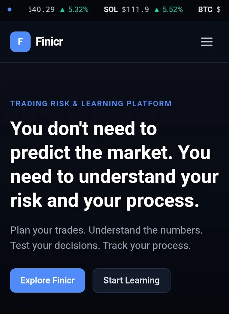 Finicr screenshot 1
