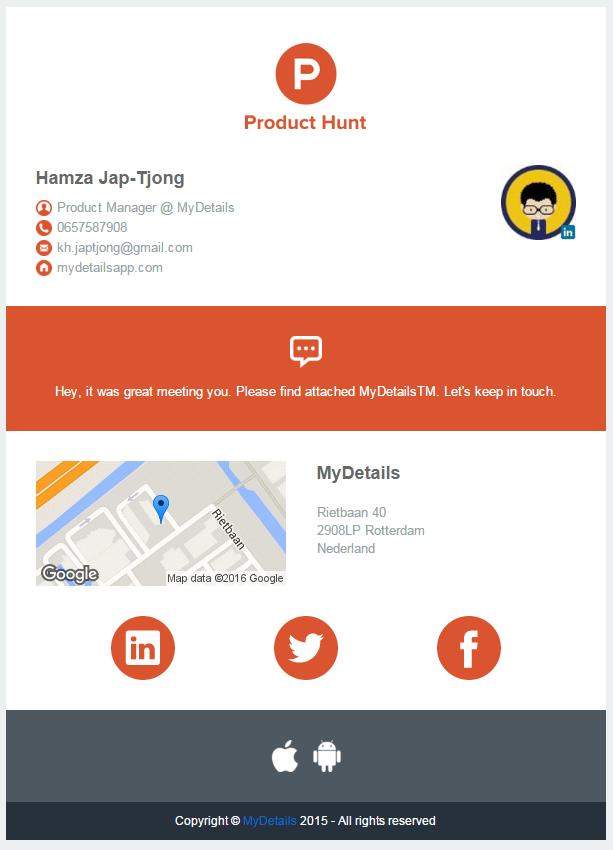 MyDetails gallery image