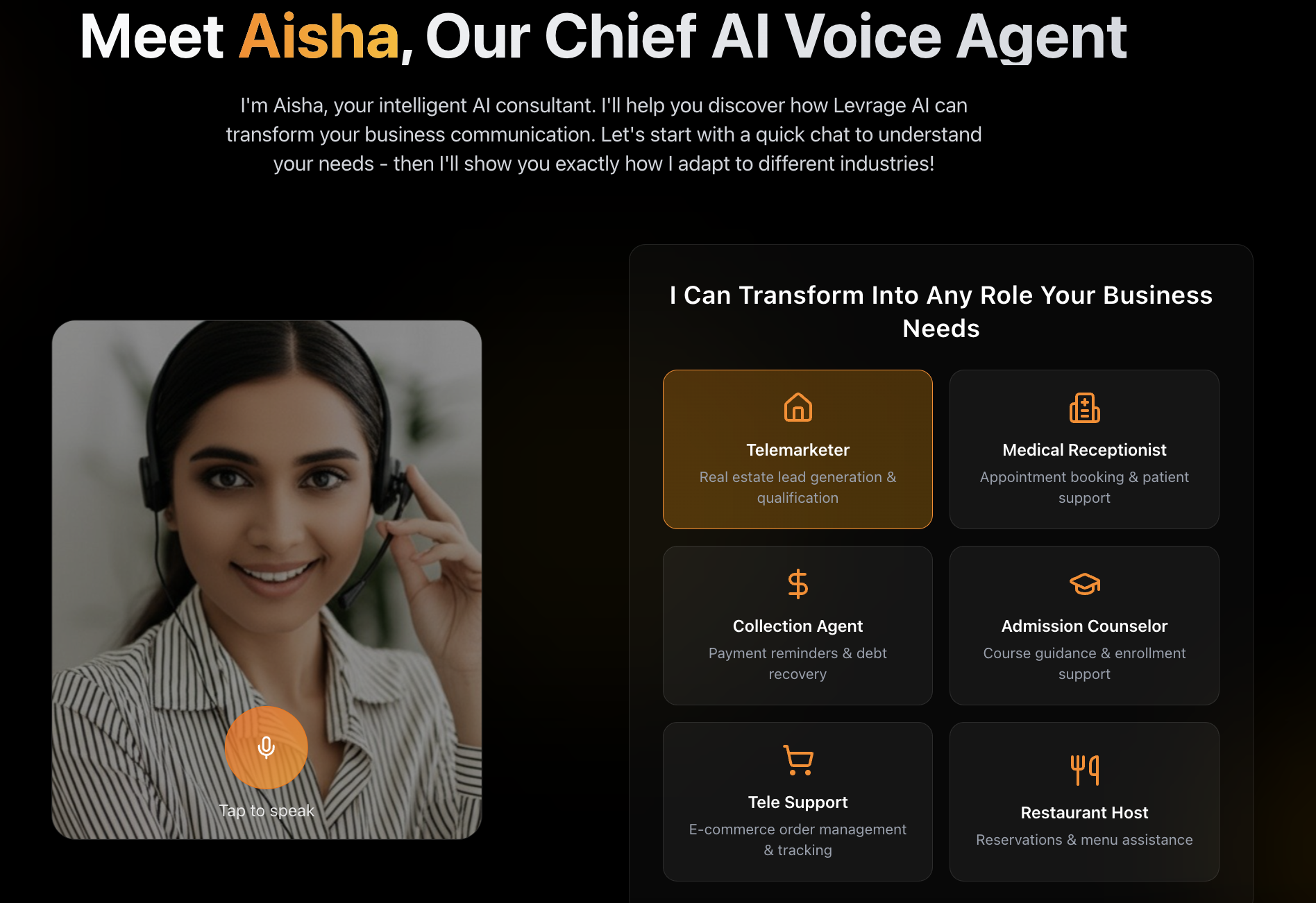 Media Levrageai-Plug-&-Play AI Voice Ejen 1