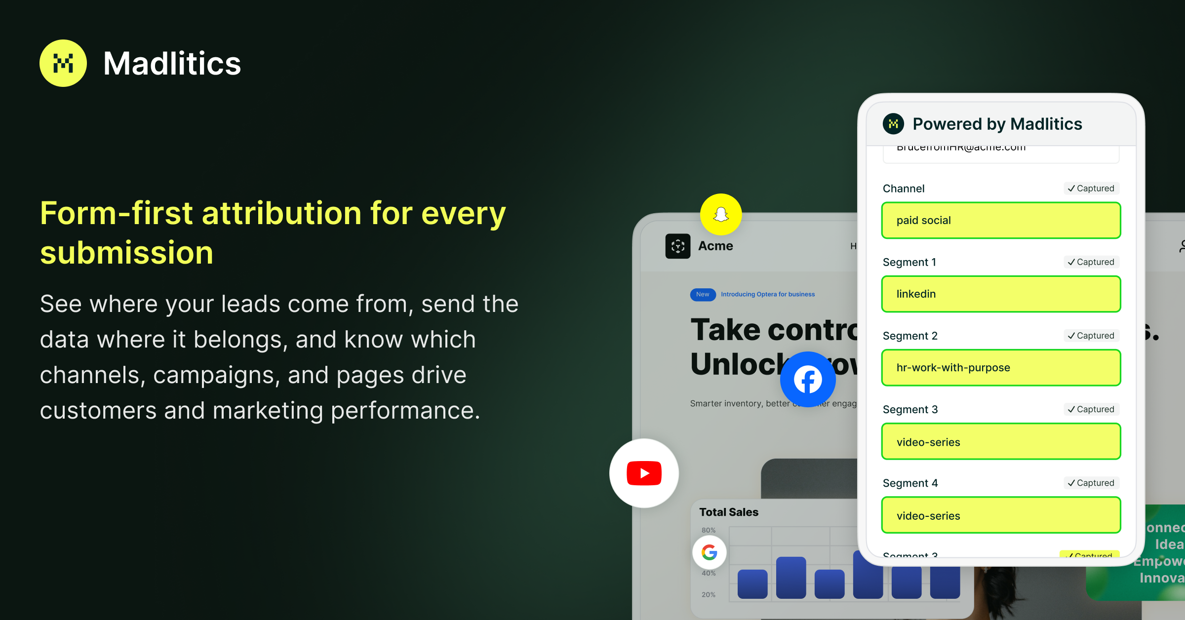 Madlitics - Main screenshot showing features and interface