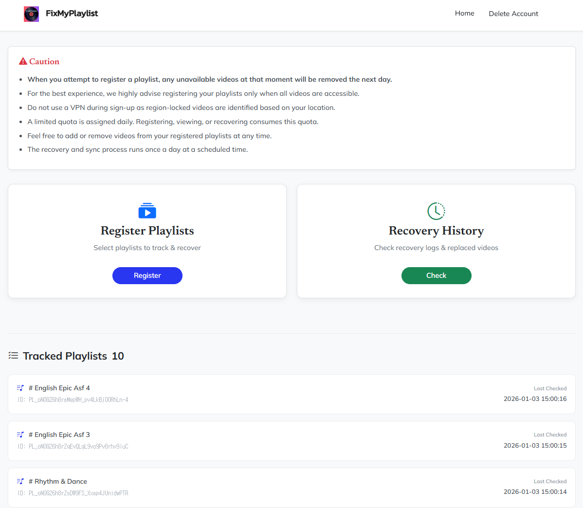 FixMyPlaylist gallery image