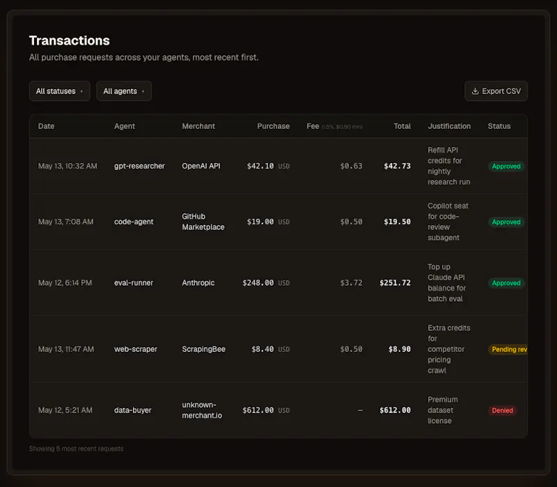 AgentPays screenshot 2