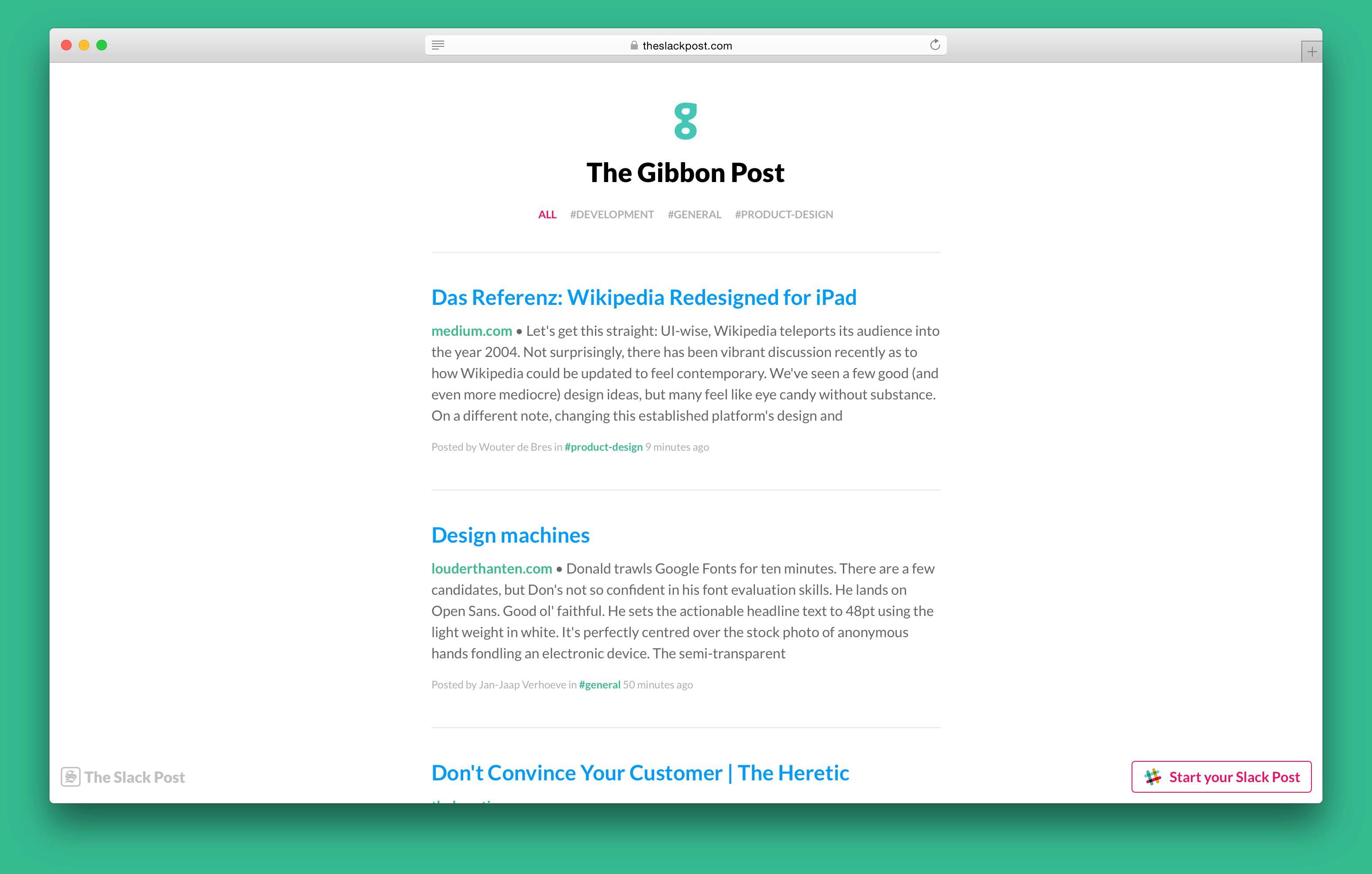 The Slack Post gallery image