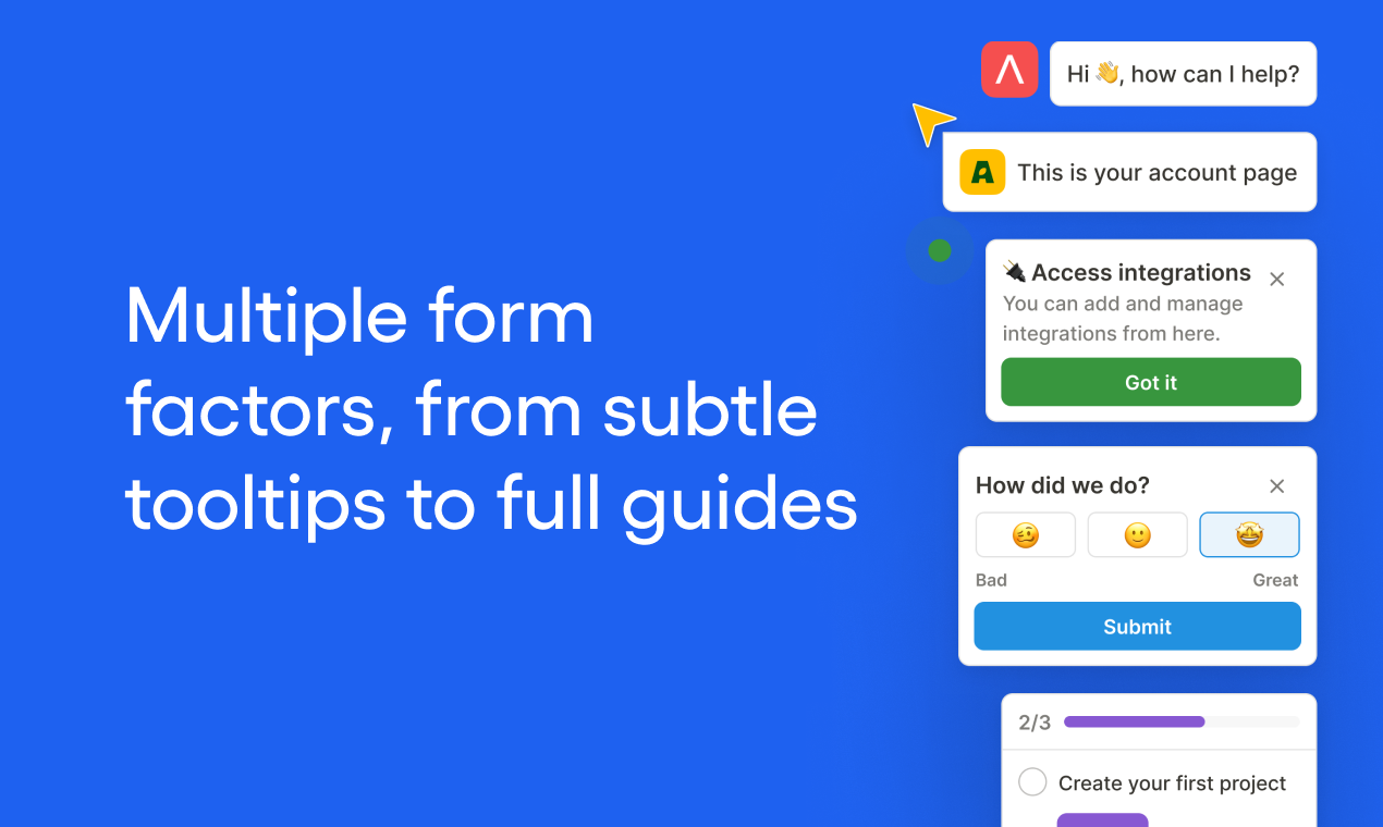 Média Guides d'amplitude et enquêtes - Soutenez l'engagement des utilisateurs avec des messages parfaitement chronométrés. 4