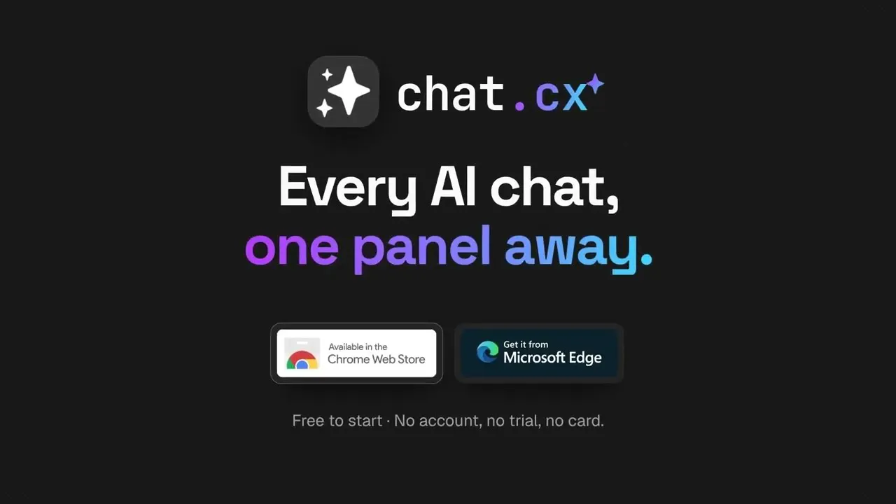 chat.cx | Every AI chat in one panel gallery image