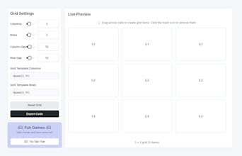 css grid generator gallery image
