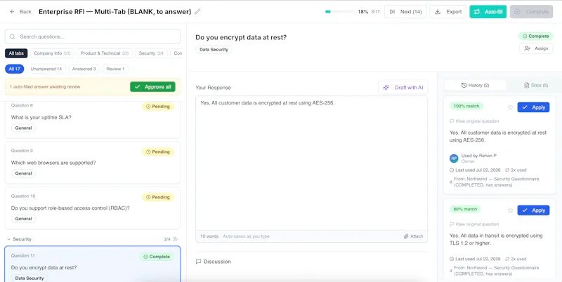 RFI Know screenshot 2