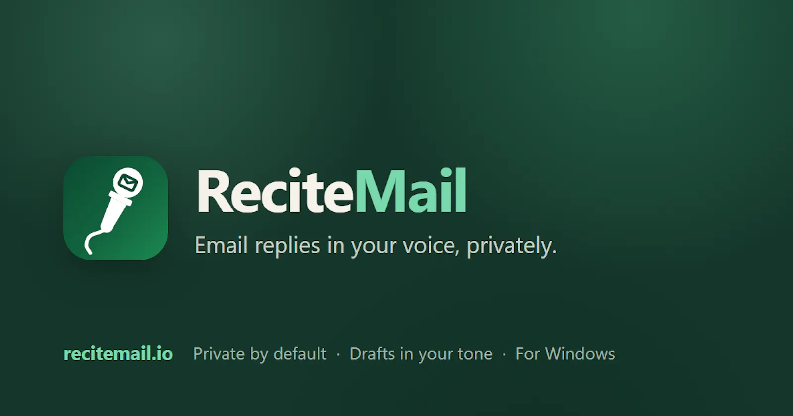 ReciteMail screenshot 2