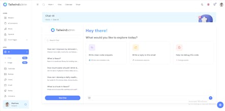 Tailwindadmin gallery image
