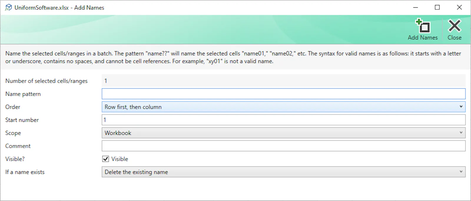 Formula Manager for Excel screenshot 7