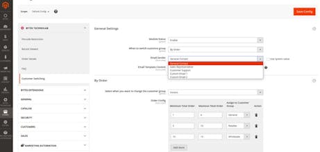 Auto Customer Group Switching gallery image