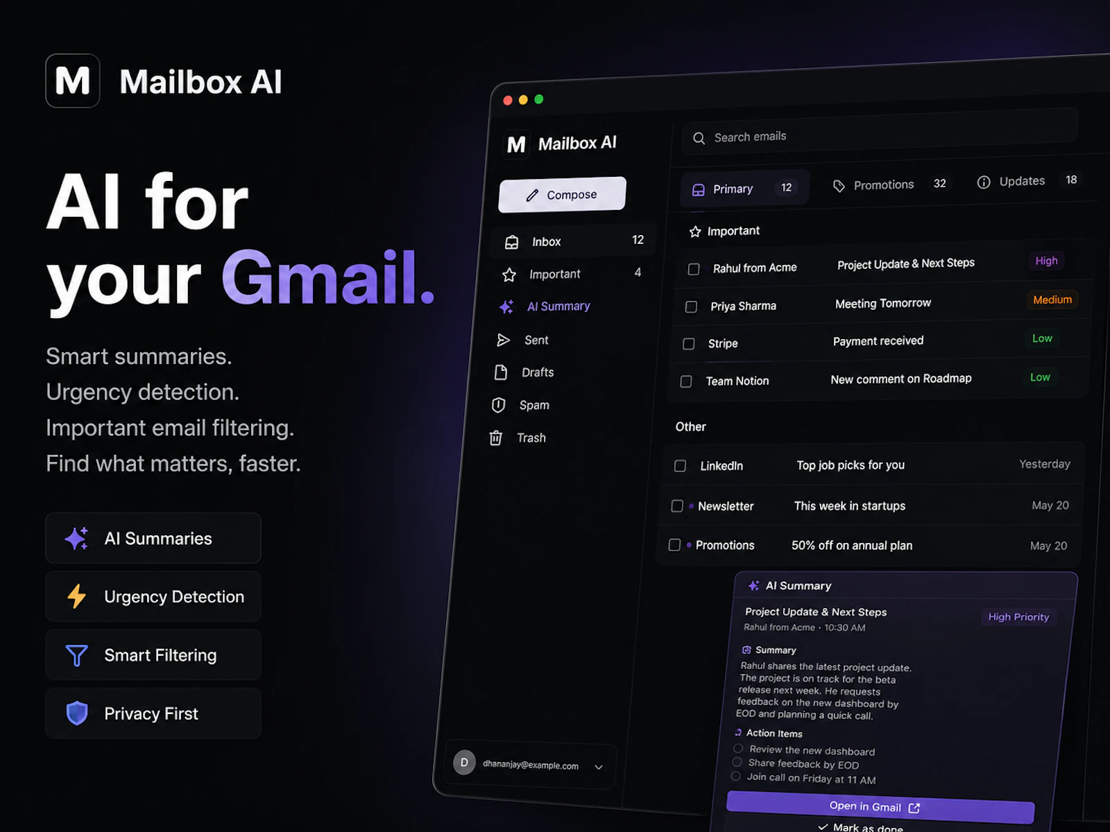 Thunder Mail screenshot 2