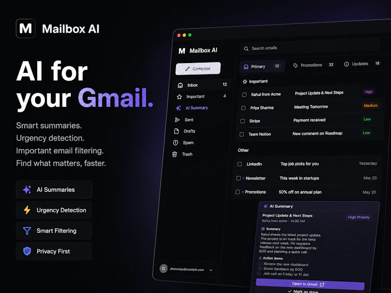 Thunder Mail screenshot 2