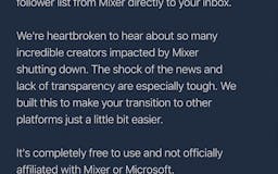 Goodbye Mixer media 1