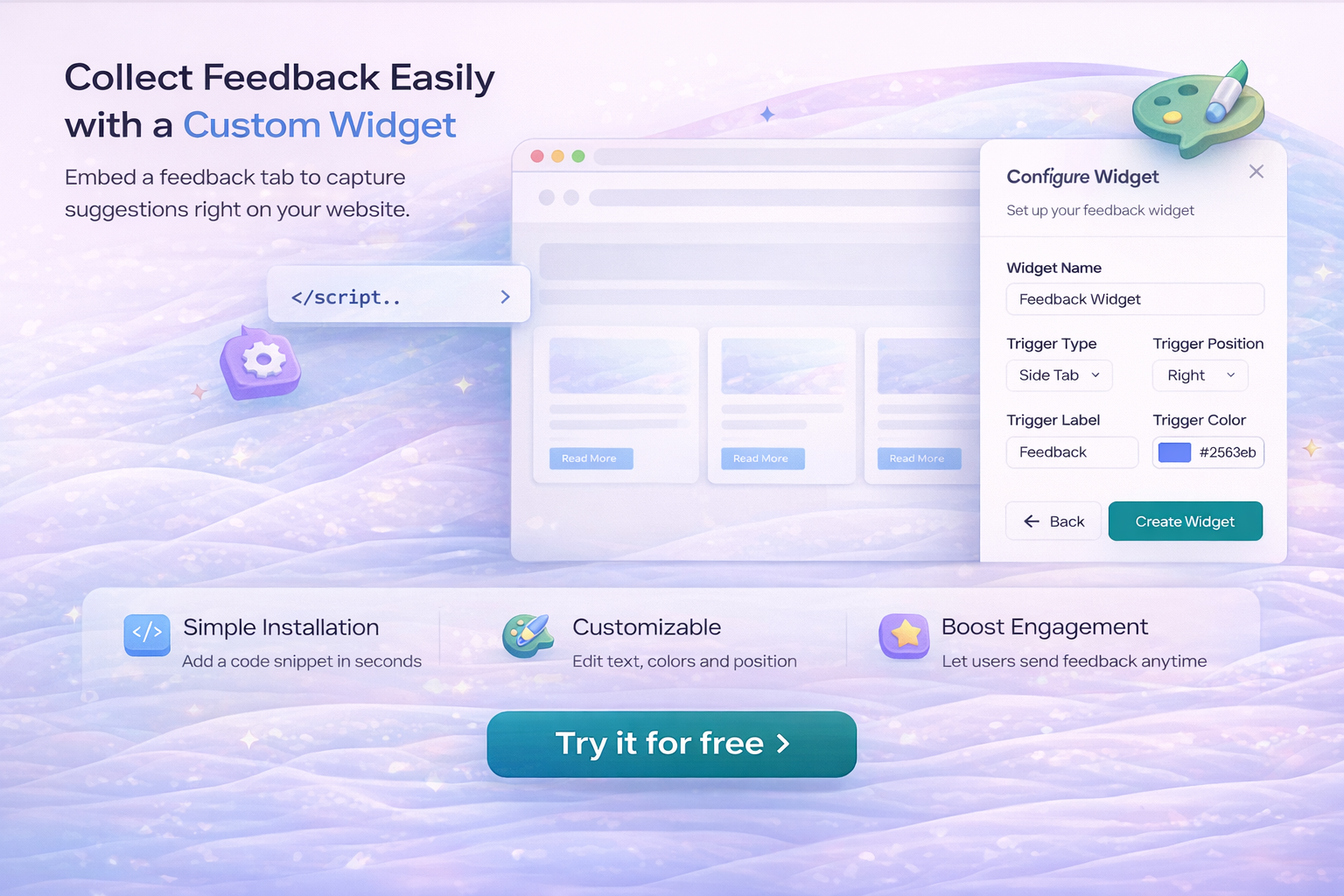 Feedbase - Screenshot 3 showing product features and functionality