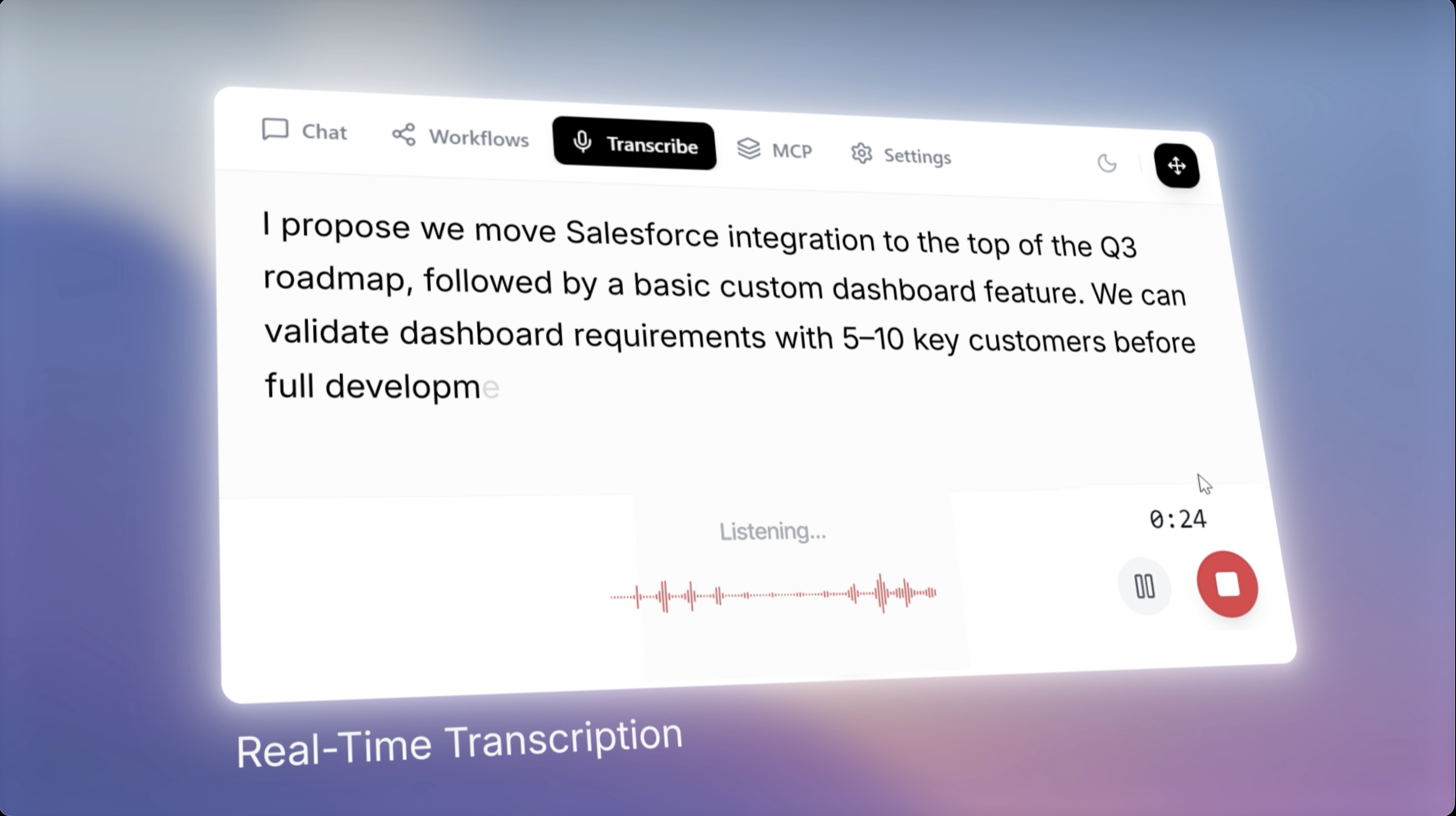 RED — The Screen-Aware AI Work Hub - Screenshot 2 showing product features and functionality