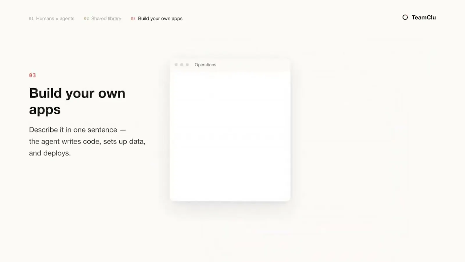 TeamClu screenshot 1 (video preview)
