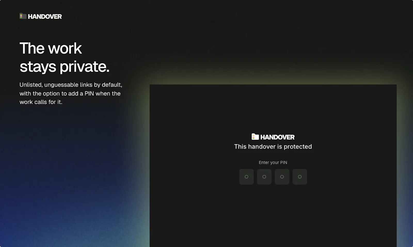 Handover screenshot 5