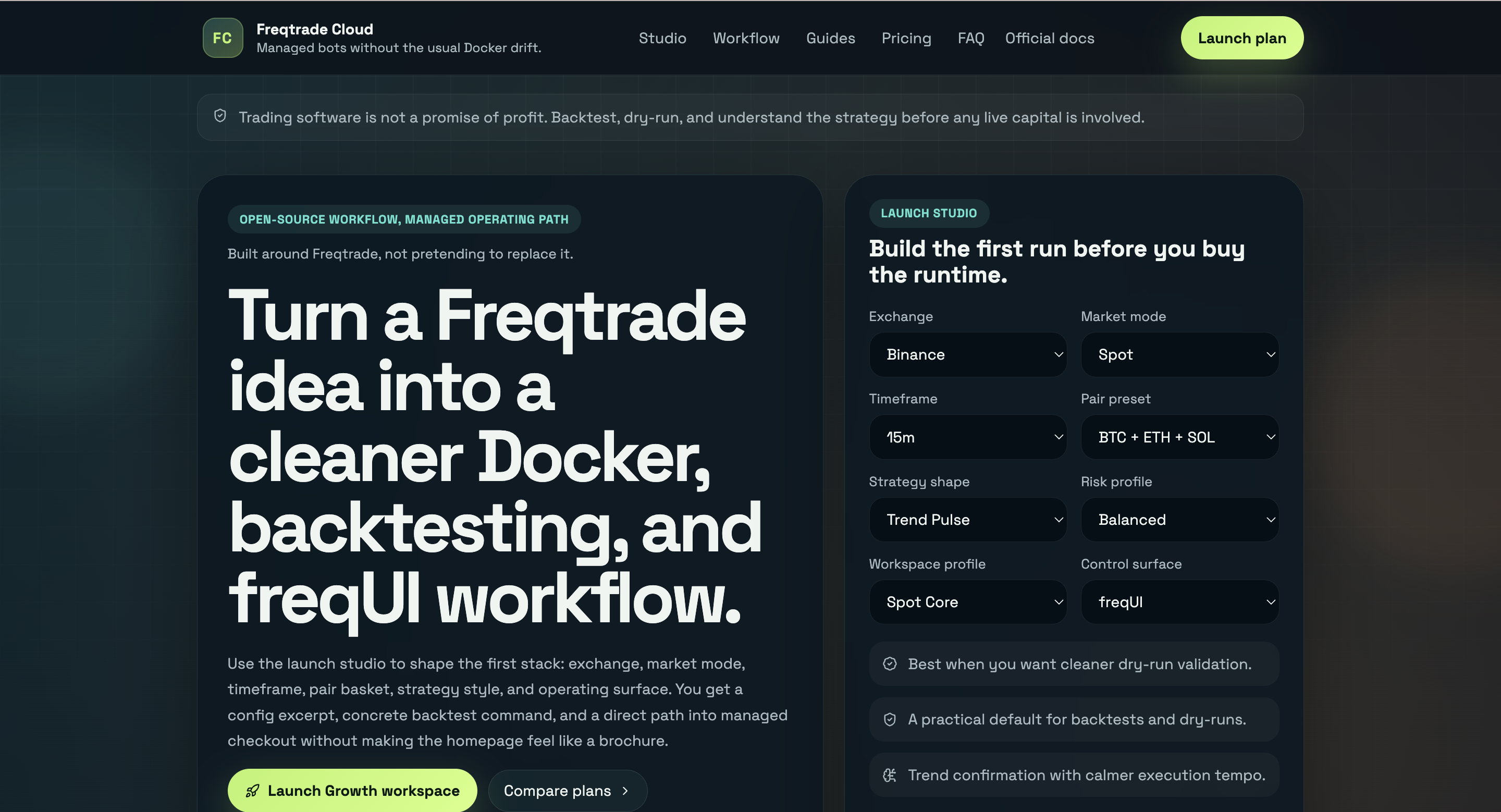 Freqtrade Cloud gallery image
