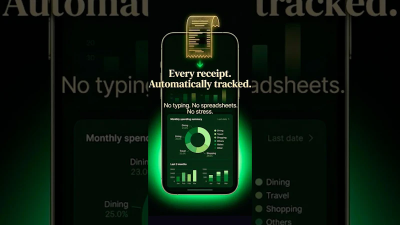 ReceiptNest AI screenshot 1 (video preview)