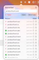 Domainbar