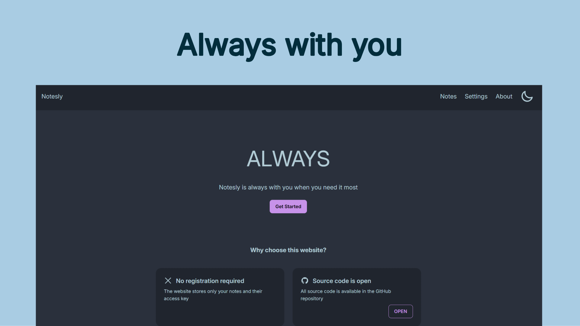 Notesly - Screenshot 3 showing product features and functionality