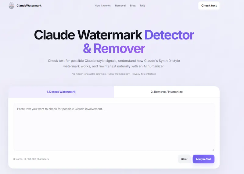 ClaudeWatermark screenshot 1