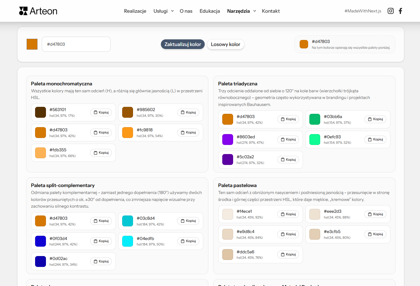Color Palette Generator from One Color gallery image