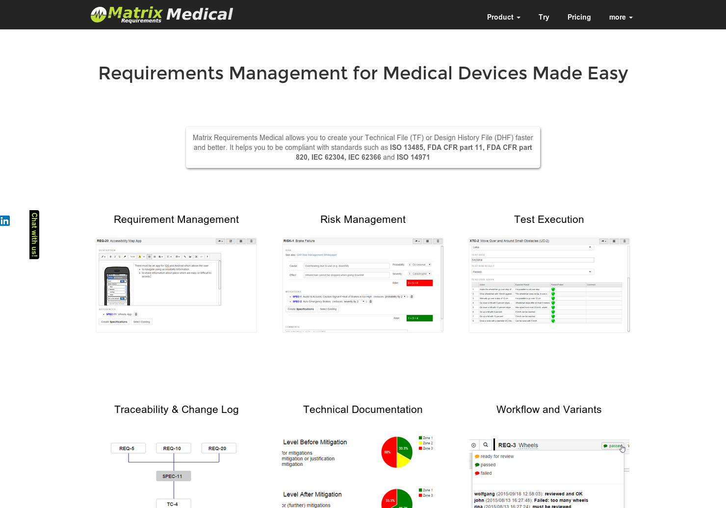 Matrix Requirements Medical