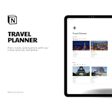 Notion Travel Planner gallery image