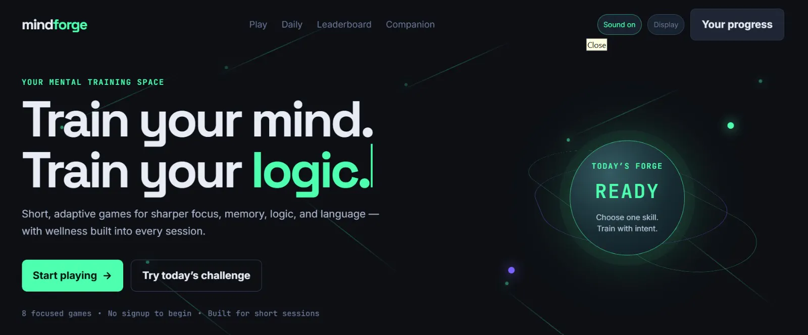 MindForge screenshot 1