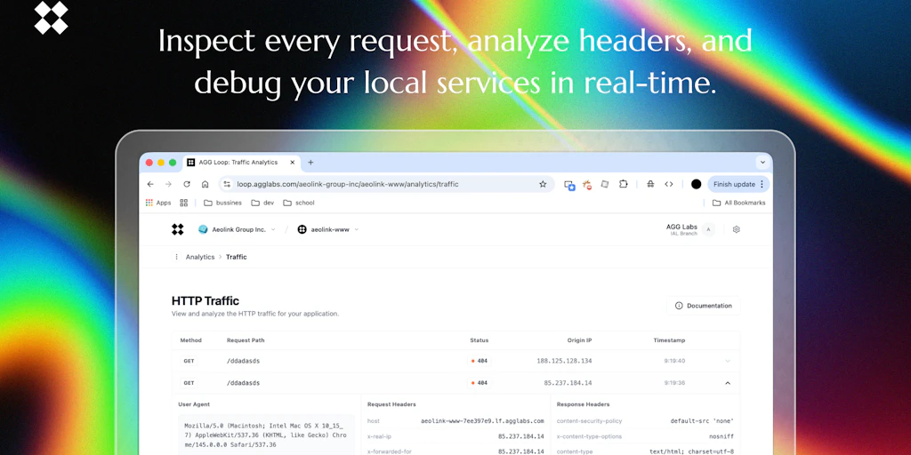 AGG Loop:安全且永久免費的本地端隧道服務