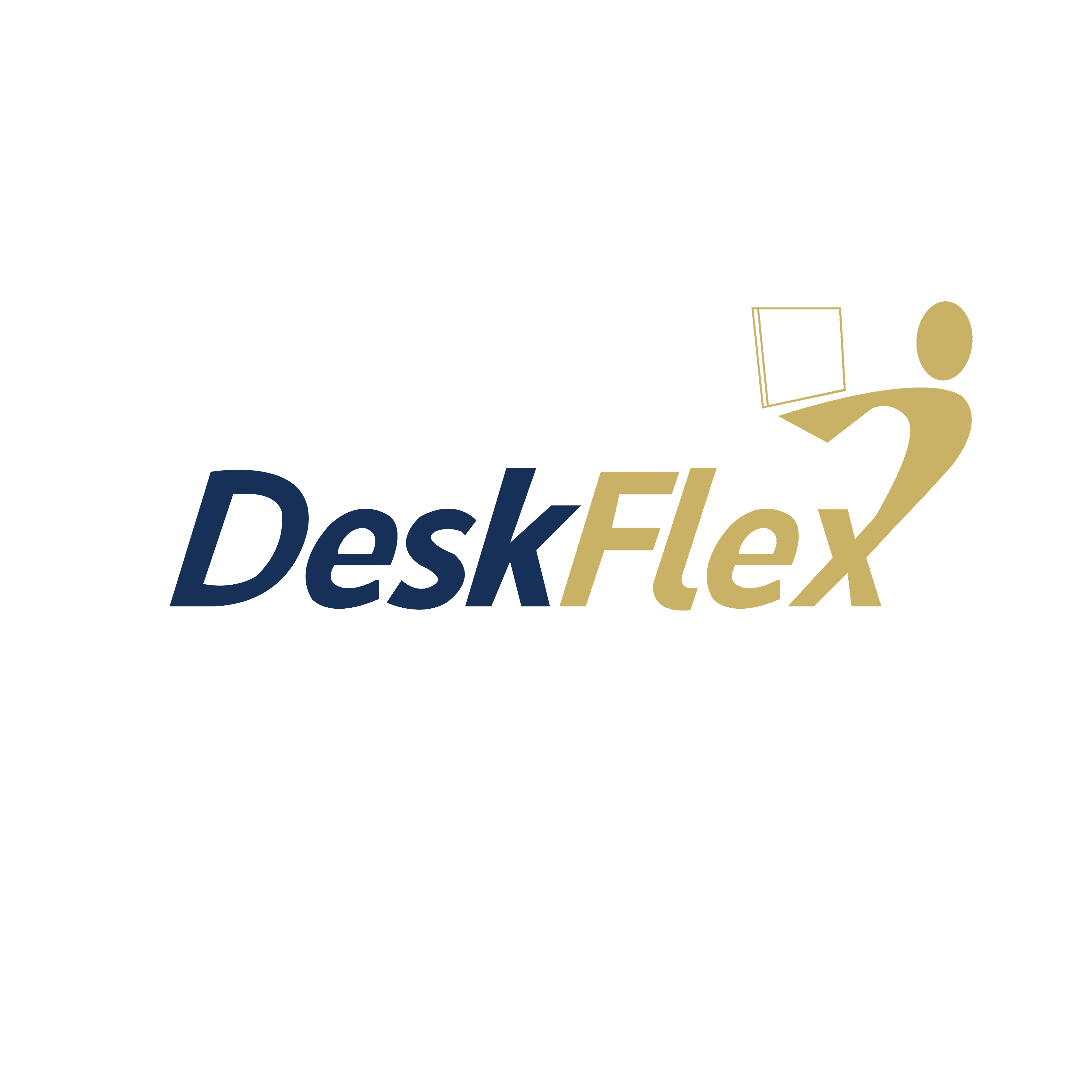 DeskFlex - Product Hunt launch logo