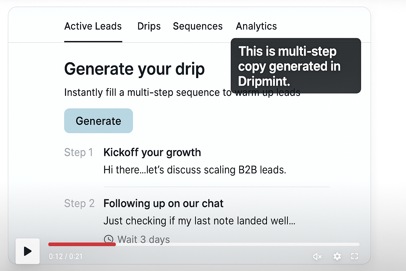 Dripmint: AI-Native Outbound Engine gallery image