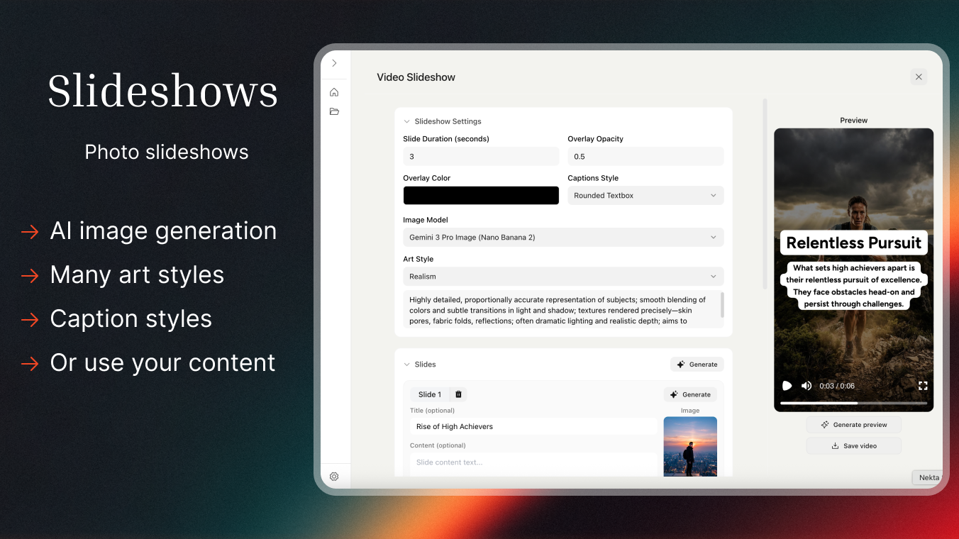 Nekta - AI Marketing Studio gallery image