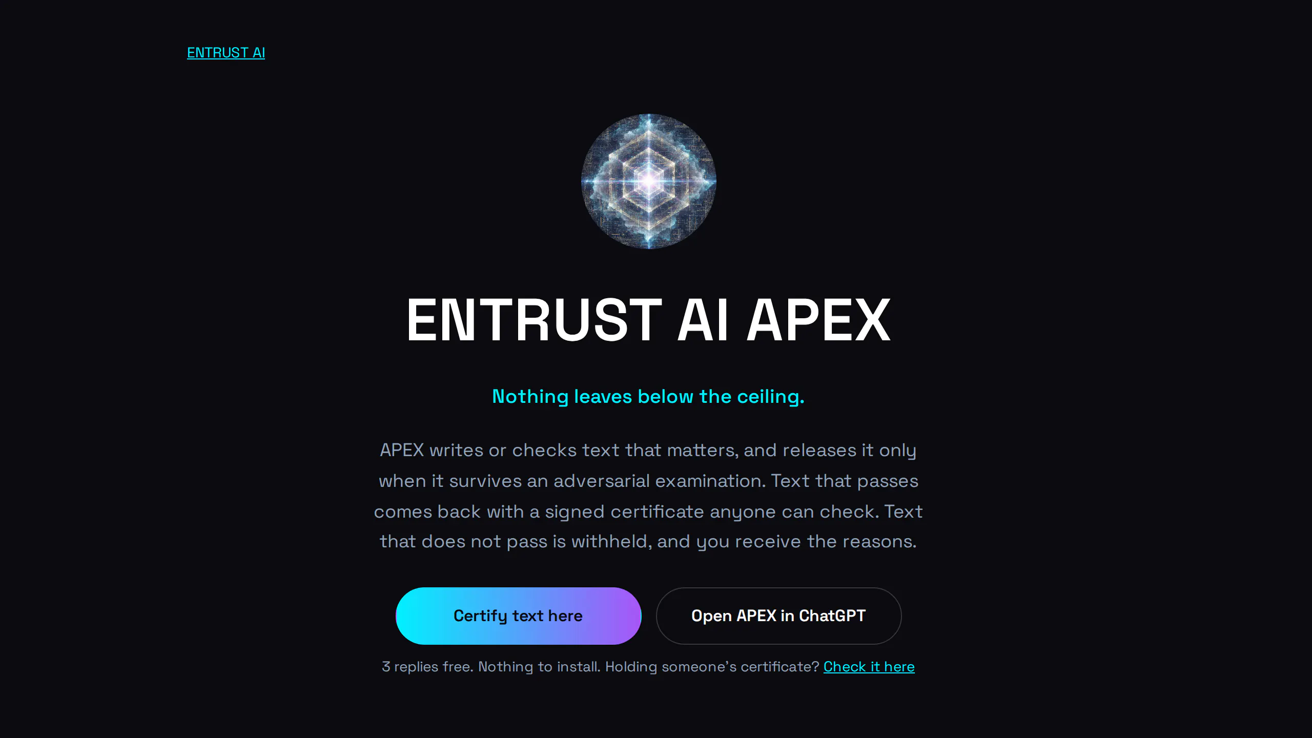 ENTRUST AI APEX gallery image