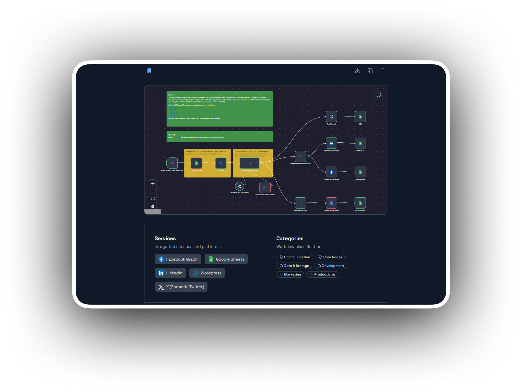 n8nflows - ค้นพบและนำเวิร์กโฟลว์ 2,000 N8N กลับมาใช้ใหม่ media 2