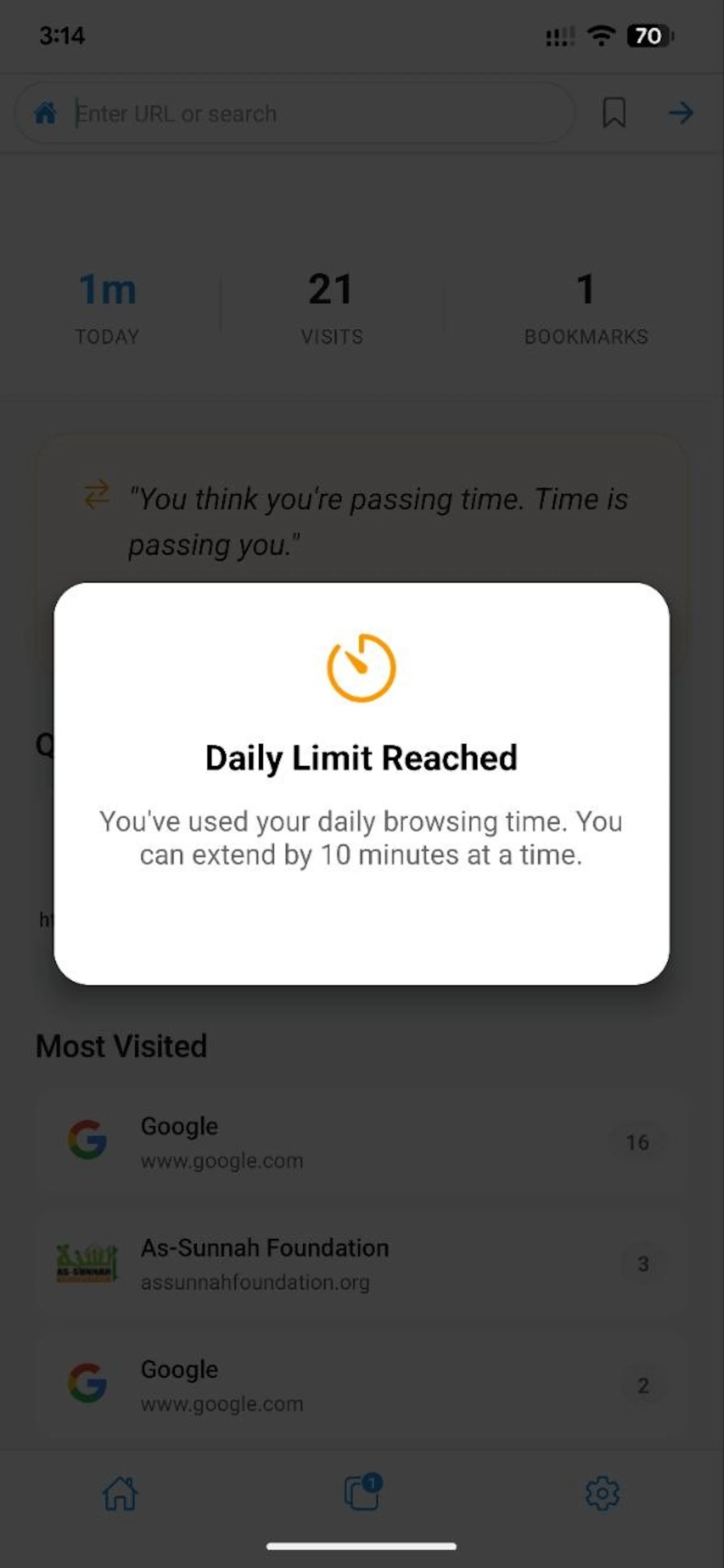 SquareBrowser —  You Get Your Life Back screenshot 1