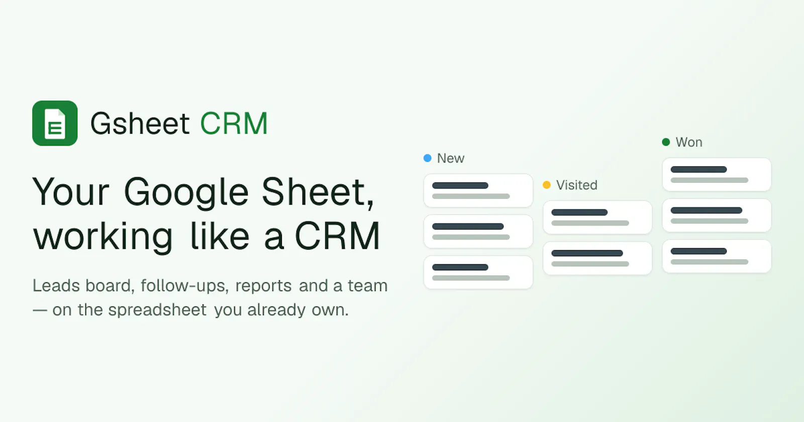 Gsheet CRM screenshot 2