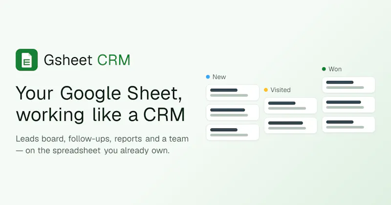 Gsheet CRM screenshot 2