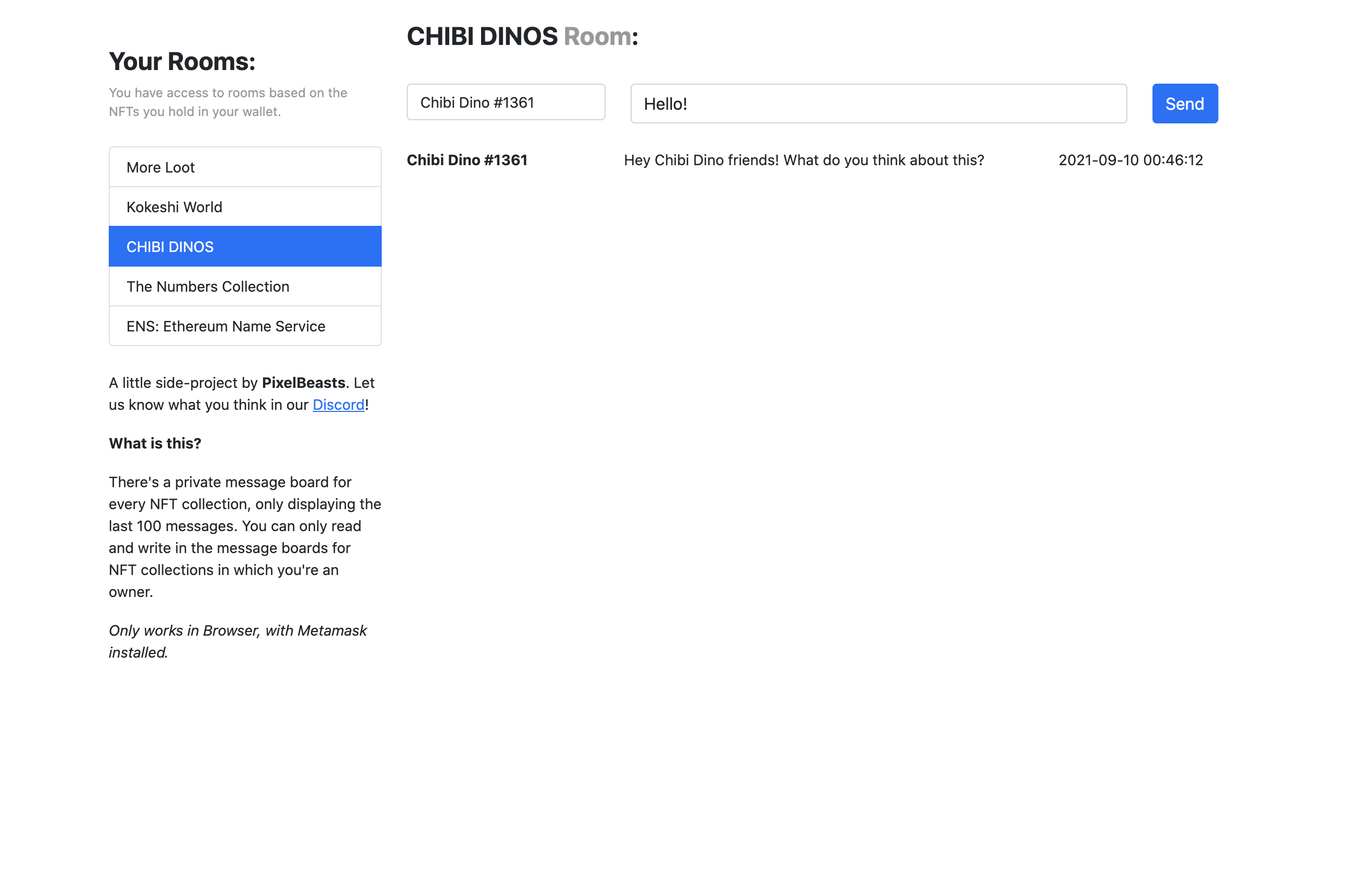 Tango NFT gallery image