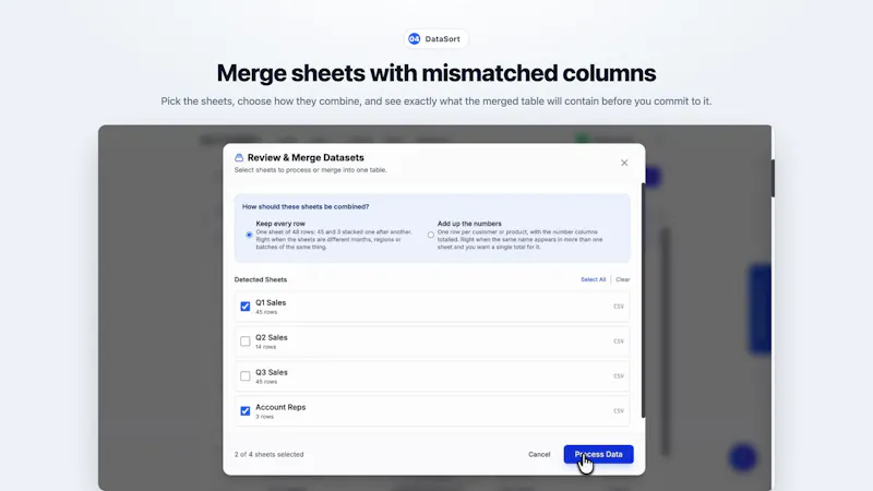 DataSort screenshot 4
