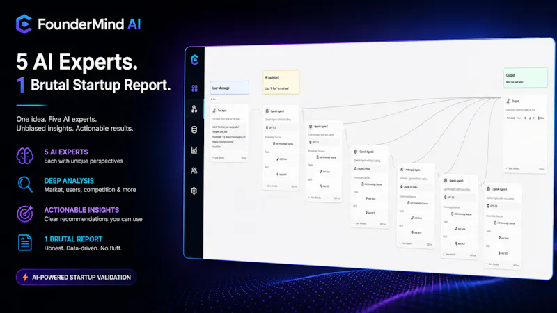 FounderMind AI screenshot 1