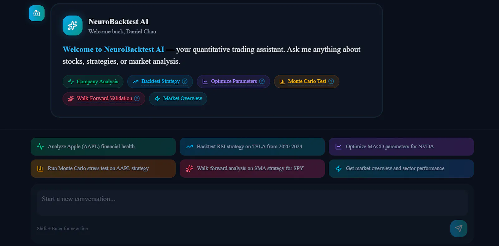 NeuroBacktest screenshot 5